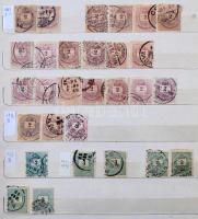 Magyar rendező főként Krajcárosokkal, kevesebb Turul és későbbi bélyeg 10 lapos A/4-es berakóban