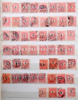 Magyar rendező főként Krajcárosokkal, kevesebb Turul és későbbi bélyeg 10 lapos A/4-es berakóban