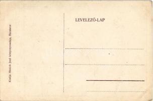 Kiskunlacháza,a világháborúban elesett hősök emlékszobra. Münich Jenő kiadása (EK)