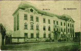 1923 Békés, Református főgimnázium (kis szakadás / small tear)