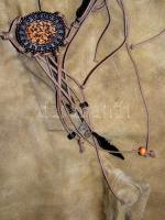 42-es méretű bőr női tiroli nadrág övvel, jó állapotban