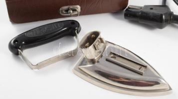 Turysta úti vasaló, tokjában