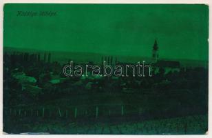 Kistálya (Andornaktálya), látkép (zöld fólia). Baross nyomda kiadása (EK)