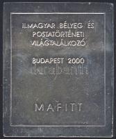 2000. 10Kr "MAFITT" Ag emlékplakett T:PP díszdobozban