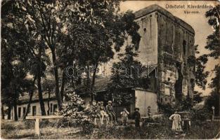 1912 Kisvárda, várrom. Berger J. és Társa kiadása (EB)