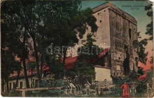 1922 Kisvárda, várrom. Klein Gyula kiadása (b)