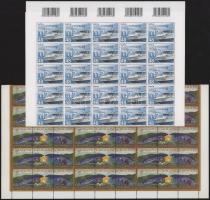 2004-2007 Rendőrnap II. hajtott ív + Karácsony 45-ös ívtöredék