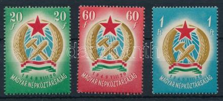 1949 Alkotmány (I.) sor makkos vízjellel (28.000)