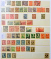 Német gyűjtemény benne megszállások, zónák, Saar, NSZK 2005-ig több postatisztával nagy 30 lapos Lindner gyűrűs berakóban, tokkal. Tartalmas anyag!!