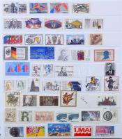 Német gyűjtemény benne megszállások, zónák, Saar, NSZK 2005-ig több postatisztával nagy 30 lapos Lin...