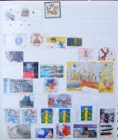 Német gyűjtemény benne megszállások, zónák, Saar, NSZK 2005-ig több postatisztával nagy 30 lapos Lin...