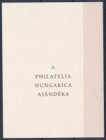 1997 Hongkong karton emlékív, a hátoldalon "A PHILATELIA HUNGARICA AJÁNDÉKA" felirattal