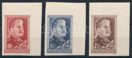 1949/50 Sztálin ívsarki vágott sor (3.600)