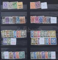 NSZK teljes sorok és néhány blokk, 9 lapos A4-es berakóban