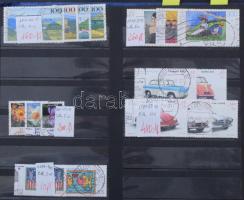 NSZK teljes sorok és néhány blokk, 9 lapos A4-es berakóban