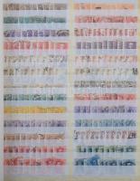 Spanyolország, Nagy-Britannia, Belgium, Hollandia, Portugália rendező tétel, ~4.400 bélyeg 10 db kétoldalas A4-es berakólapon, gyűrűs mappában