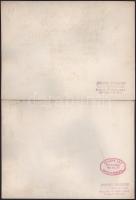 1941 Csoportképek, 2 db fotó, a hátoldalon Schütz Ede épület- és műlakatos, illetve Pfeifer Jenő fot...