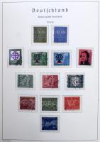 NSZK + Berlin gyűjtemény az 1960-1979 közötti időszakból, nagyalakú előnyomott falcmentes Leuchtturm albumban