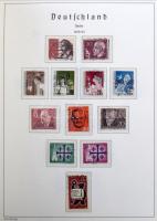 NSZK + Berlin gyűjtemény az 1960-1979 közötti időszakból, nagyalakú előnyomott falcmentes Leuchtturm...