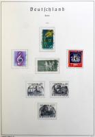 NSZK + Berlin gyűjtemény az 1960-1979 közötti időszakból, nagyalakú előnyomott falcmentes Leuchtturm...