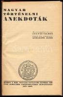 Magyar történelmi anekdoták. Összegyűjtötte: Zolnay Vilmos. Sajtó alá rend.: Komáromi János. Bp., 19...