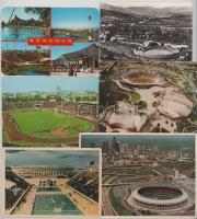 STADIONOK - 15 db MODERN képeslap különböző méretben / STADIUMS - 15 MODERN postcards, in mixed size
