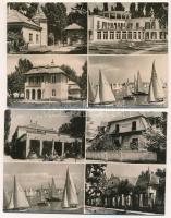 BALATON - 30 db MODERN képeslap az 50-es és 60-as évekből (Képzőművészeti Alap) + 1 leporelló / 30 m...