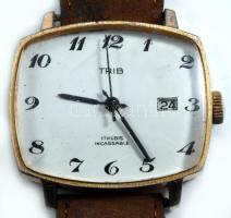 Trib mechanikus karóra 3x3,5cm + Hero mechanikus karóra 3x3,5 cm, kopással, szíjjal, működnek