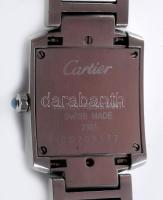 Cartier minőségi másolat karóra, kvarc, fém szíjjal, 3,5x3 cm