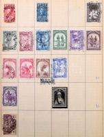 Belgium és Belga-Kongó gyűjtemények, több mint 1.600 bélyeg, sok régivel, A4-es spirál füzetben