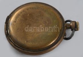 Chrono Feuvrier a Nancy antik francia zsebóra, római számokkal I-XII, arab számokkal 13-24 a számlap...