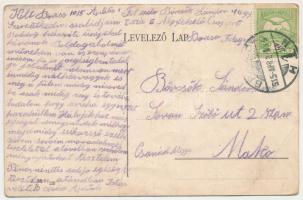 1915 Brassó, Kronstadt, Brasov; Vársétány és vízmű / Burgpromenade und Wasserwerk / castle promenade...