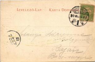 1902 Zagreb, Zágráb; Kukoviceva ulica. Jul. Hühna / utca / street view (EB)