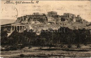 1925 Athens, Athína, Athenes; The Acropolis with the Theseion (b)