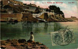 1912 Palma de Mallorca, Corp Mari (worn corners)