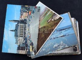 BELGIUM - 100 db MODERN város képeslap / BELGIUM - 100 modern town postcards