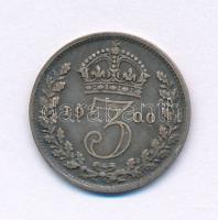 Nagy-Britannia 1900. 3p Ag "Viktória" T:XF patina Great Britain 1900. 3 Pence Ag "Victoria" C:XF patina Krause KM#777