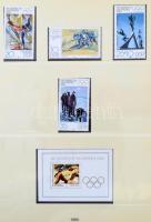 Kissé hiányos NDK gyűjtemény az 1977-1981 közöttid időszakból, nagyalakú Lindner előnyomott falcment...