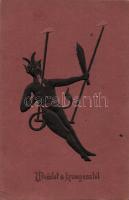 Swinging Krampus Emb. (EK)