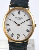 Raymond Weil karóra, kvarc, napkijelzéssel, bőr szíjjal, 32x26 mm