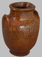 Pesthidegkút váza, jelzés nélkül, hibátlan, m: 19,5 cm