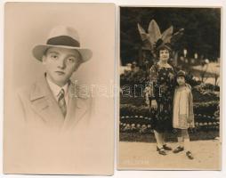 10 db RÉGI fotólap / 10 pre-1945 photo postcards