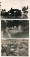 3 db RÉGI és MODERN fotólap / 3 pre-1945 and modern photo postcards