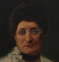 Lengyel-Reinfuss Ede (1873-1942): Melczer bárónő, a kékedi Melczer kastély úrnője portréja hermelinb...