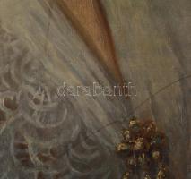 Lengyel-Reinfuss Ede (1873-1942): Melczer bárónő, a kékedi Melczer kastély úrnője portréja hermelinb...