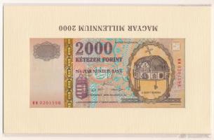 2000. 2000Ft "Millenium" "MM 0201598" eredeti díszcsomagolásban T:UNC Adamo F56A