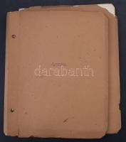 Érdekes KORAI Afrika országgyűjtemények, sok száz bélyeg füzetben