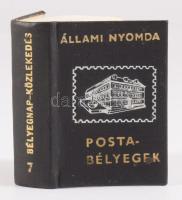 Magyar postabélyegek. 1947-1986. VII. köt. Bélyegnap. Bélyegkiállítás. Közlekedés a bélyegen. (Minikönyv.) Bp., 1986, Állami Nyomda. Kiadói egészvászon-kötés. Kereskedelmi forgalomba nem került. Számozatlan példány.
