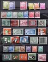 NSZK gyűjtemény 1955-1967 16 lapos svéd berakó (zöld svéd rendszerű borítóvak) 8 lapján