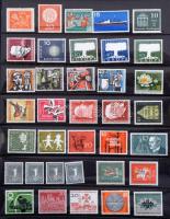 NSZK gyűjtemény 1955-1967 16 lapos svéd berakó (zöld svéd rendszerű borítóvak) 8 lapján